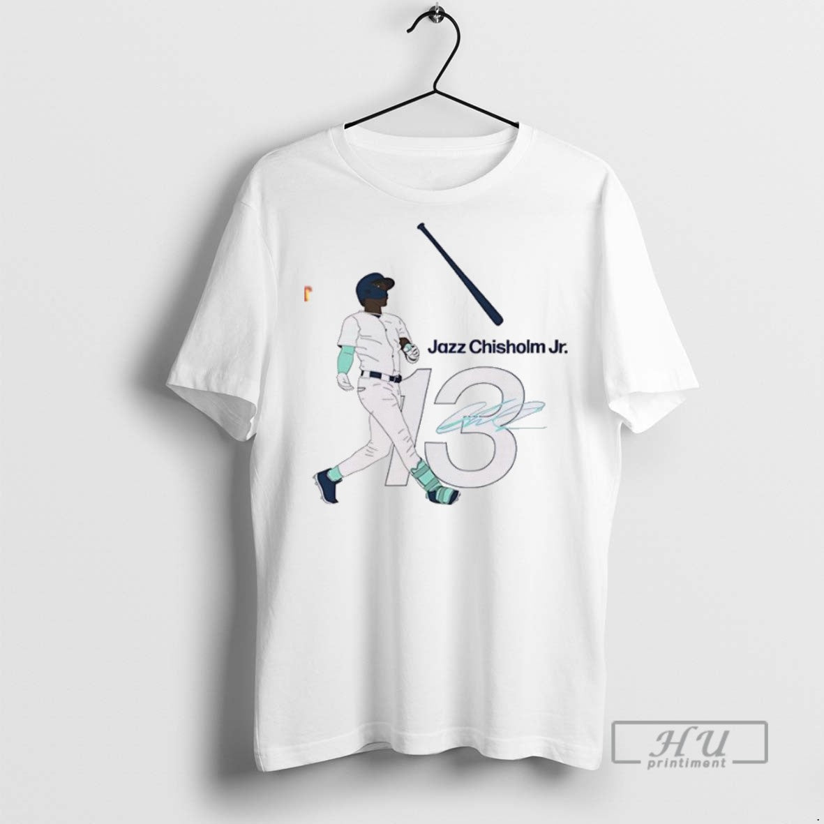 Officials Jazz Bat Flip Player Graphic - Adult & Kids T-Shirts, Sweatshirts & Hoodies apparel design preview 1
