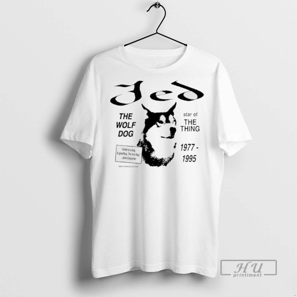 Officials Jed The Wolf Dog Star Of Thing 1977 1995 - Adult & Kids T-Shirts, Sweatshirts & Hoodies apparel design preview 1