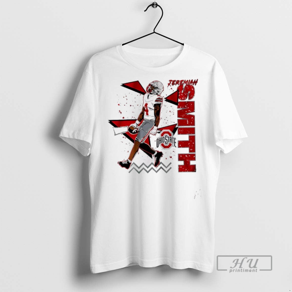 Officials Jeremiah Smith 90s Style Ohio State - Adult & Kids T-Shirts, Sweatshirts & Hoodies apparel design preview 1