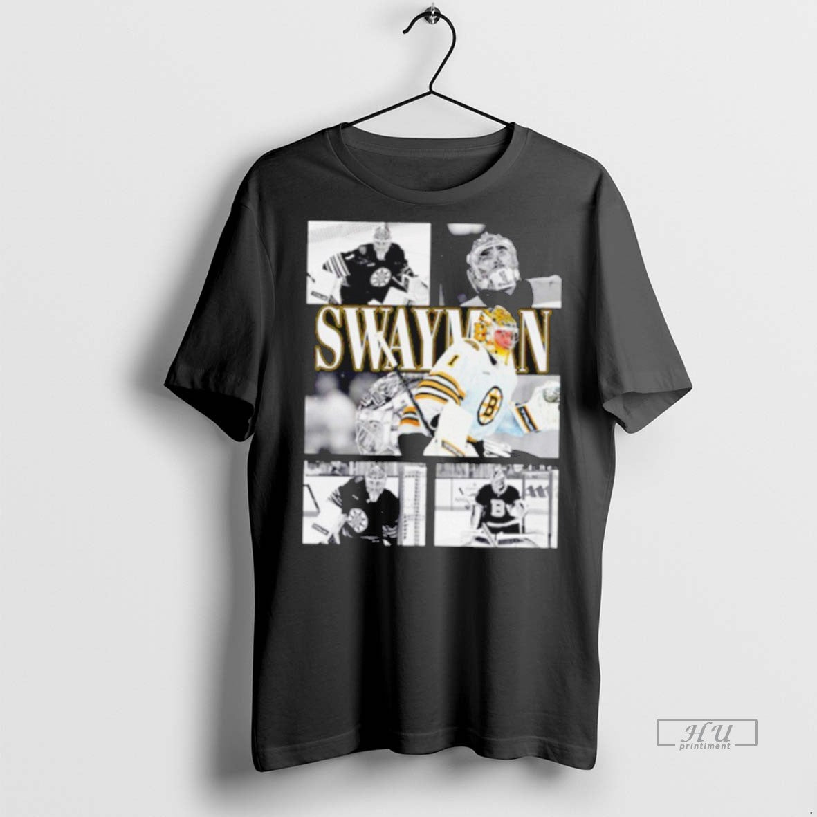 Officials Jeremy Swayman Nhl Boston Bruins Player - Adult & Kids T-Shirts, Sweatshirts & Hoodies apparel design preview 1