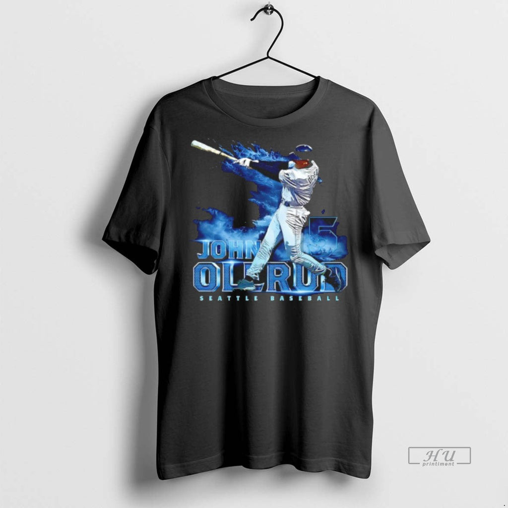 Officials John Olerud 5 Seattle Mariners Baseball - Adult & Kids T-Shirts, Sweatshirts & Hoodies apparel design preview 1