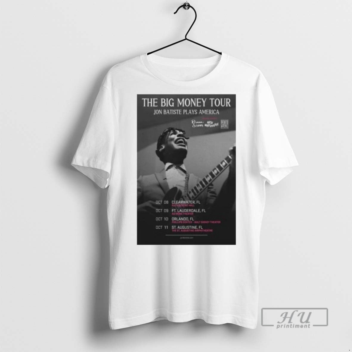 Officials Jon Batiste Plays America The Big Money - Adult & Kids T-Shirts, Sweatshirts & Hoodies apparel design preview 1