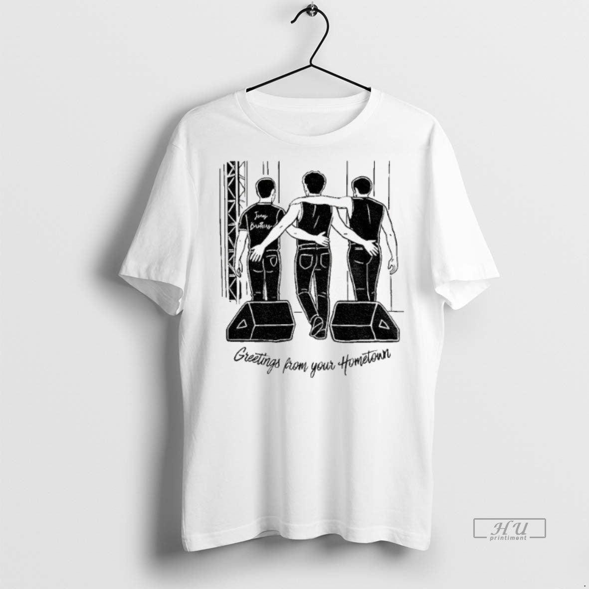 Officials Jonas Brothers Greetings From Your Hometown - Adult & Kids T-Shirts, Sweatshirts & Hoodies apparel design preview 1