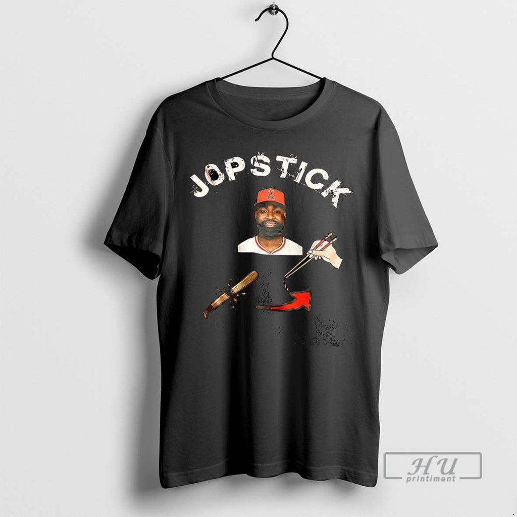Officials Jopstick Jo Adell Los Angeles Angels - Adult & Kids T-Shirts, Sweatshirts & Hoodies apparel design preview 1