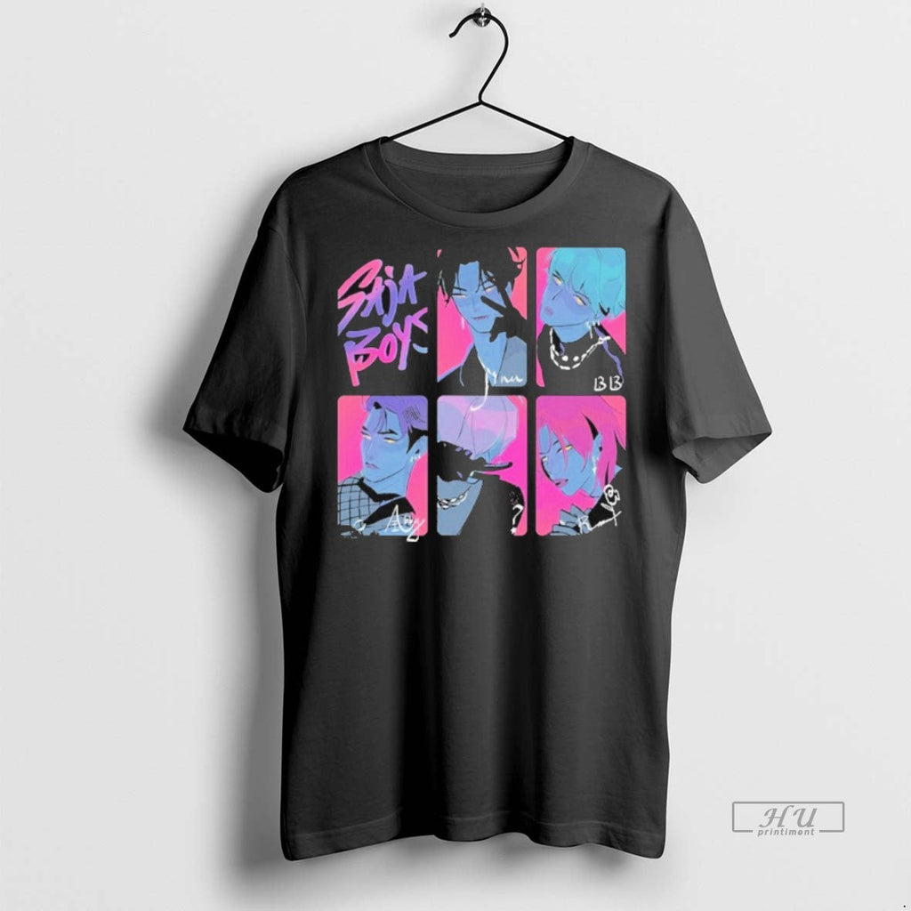 Officials Kpop Demon Hunters Saja Boys Photocards - Adult & Kids T-Shirts, Sweatshirts & Hoodies apparel design preview 1