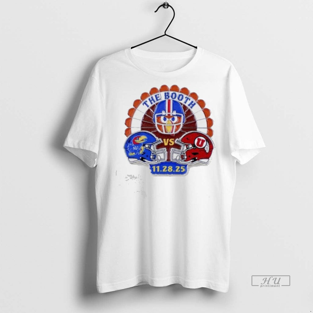 Officials Kansas Jayhawks Souvenir 2025 Vs Utah The - Adult & Kids T-Shirts, Sweatshirts & Hoodies apparel design preview 1