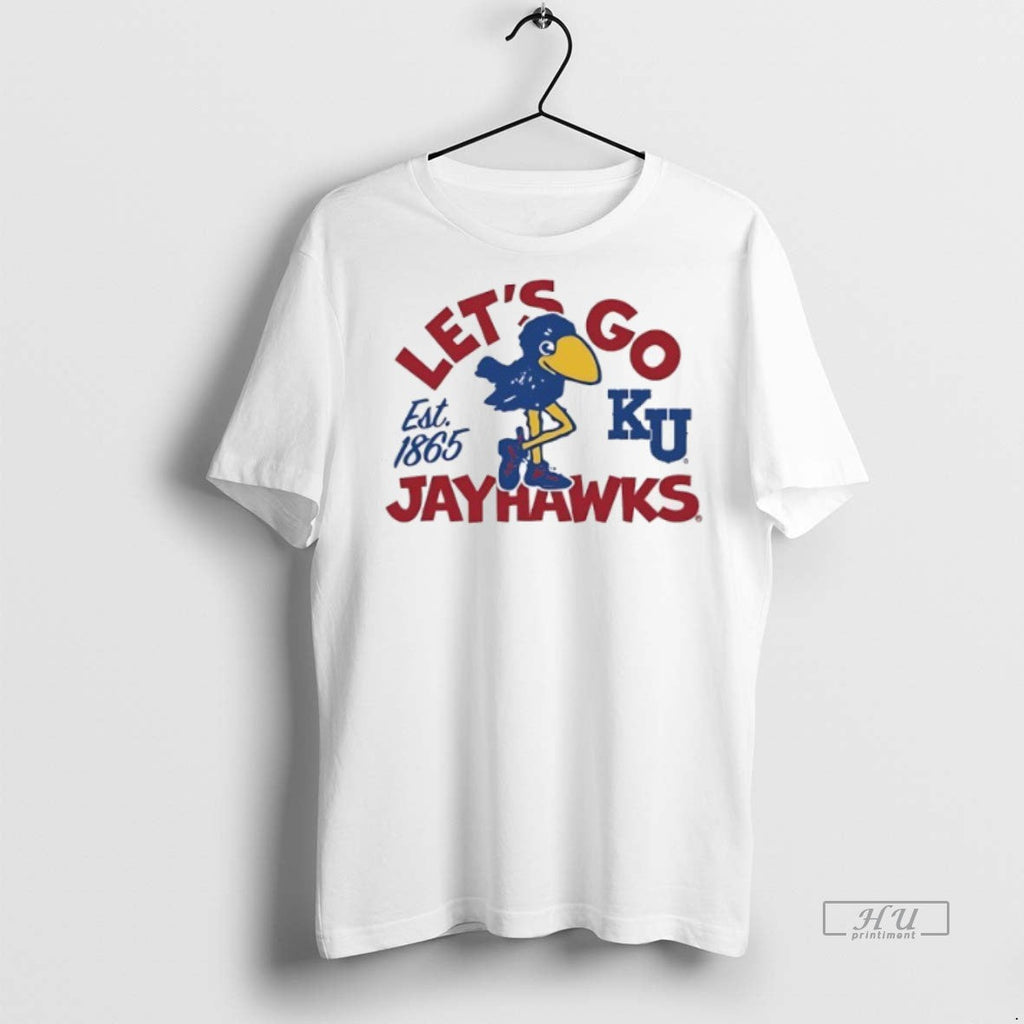 Officials Kansas Jayhawks Lets Go Est 1865 Sweater - Adult & Kids T-Shirts, Sweatshirts & Hoodies apparel design preview 1