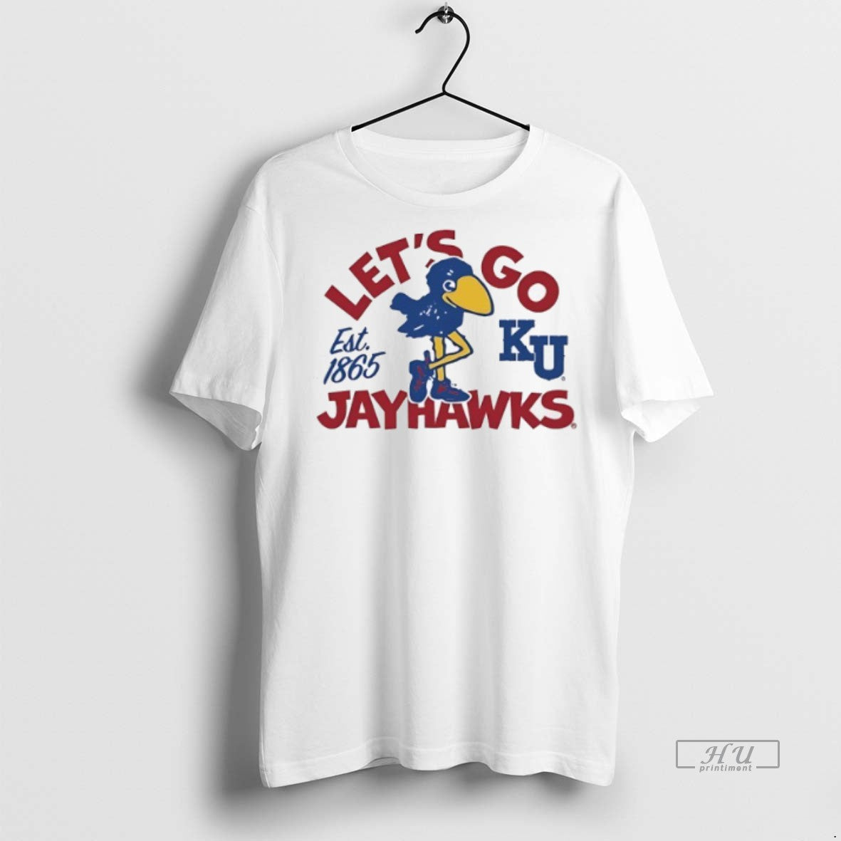Officials Kansas Jayhawks Lets Go Est 1865 Sweater - Adult & Kids T-Shirts, Sweatshirts & Hoodies apparel design preview 1