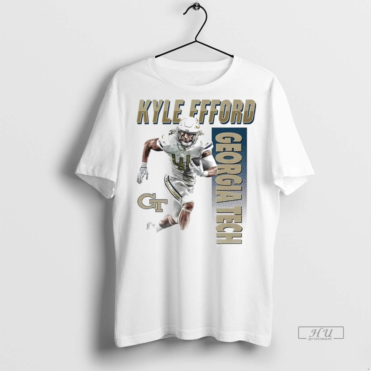 Officials Kyle Efford Running Graphic Georgia Tech - Adult & Kids T-Shirts, Sweatshirts & Hoodies apparel design preview 1
