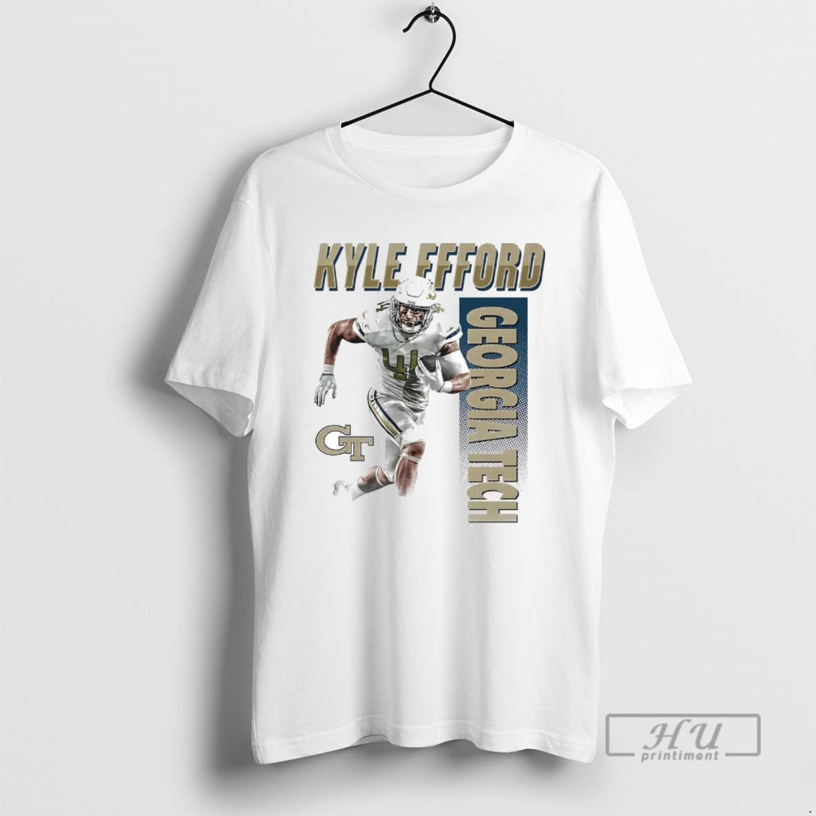 Officials Kyle Efford Running Graphic Georgia Tech - Adult & Kids T-Shirts, Sweatshirts & Hoodies apparel design preview 1
