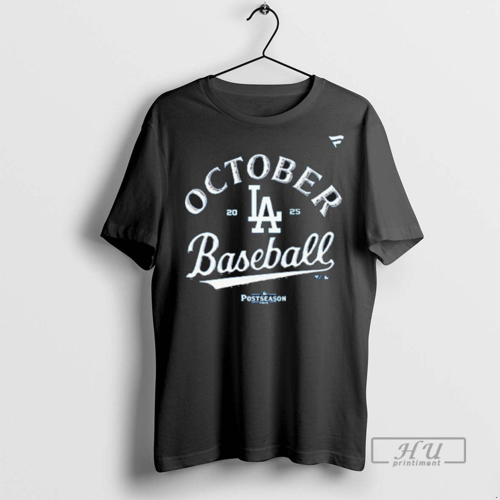 Officials La Dodgers October Baseball 2025 - Adult & Kids T-Shirts, Sweatshirts & Hoodies apparel design preview 1