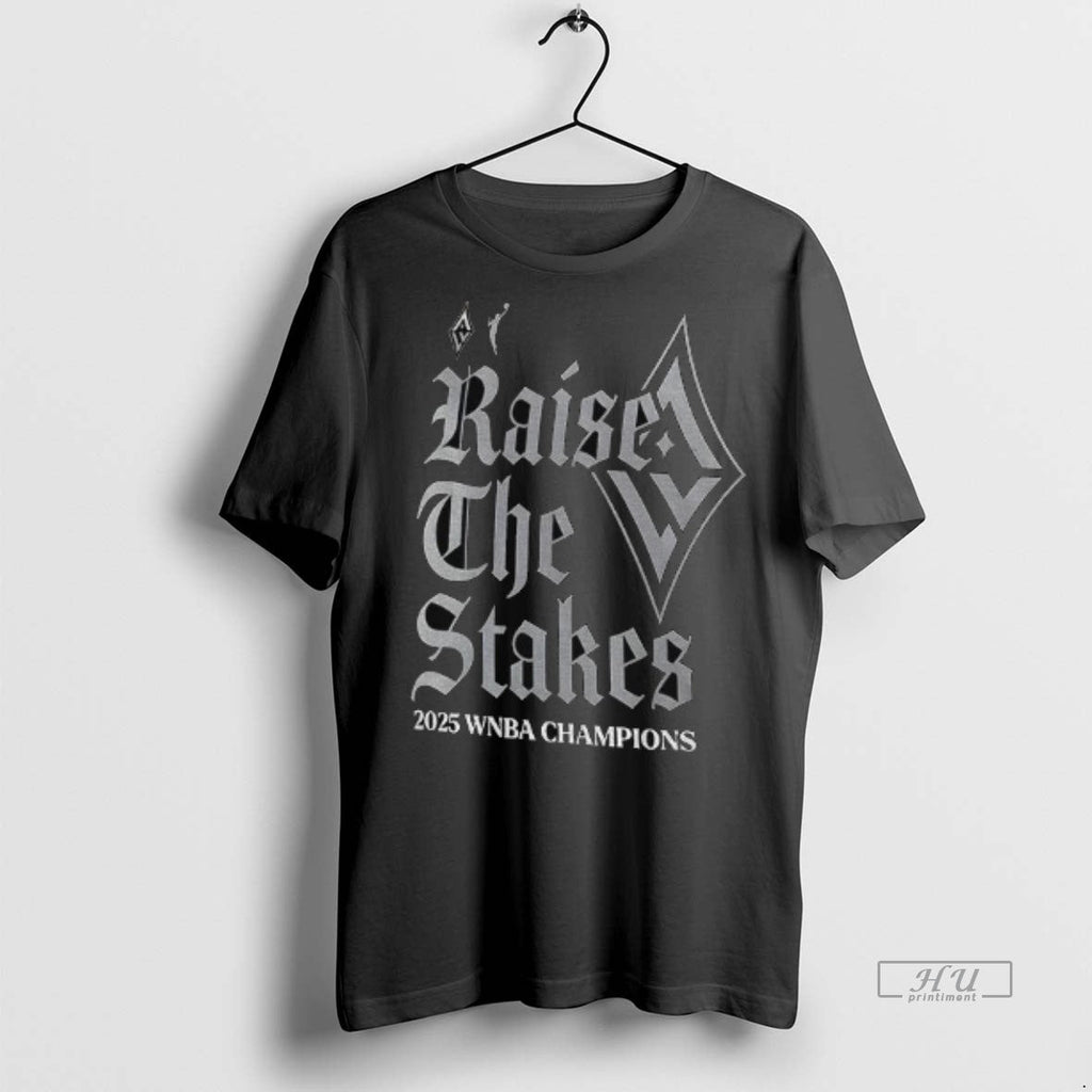 Officials Las Vegas Aces Raise The Stakes Basketball - Adult & Kids T-Shirts, Sweatshirts & Hoodies apparel design preview 1