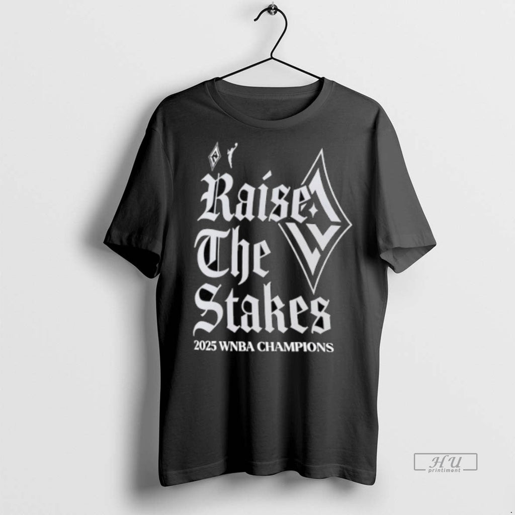 Officials Las Vegas Aces Basketball Raise The Stakes - Adult & Kids T-Shirts, Sweatshirts & Hoodies apparel design preview 1