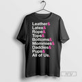 Officials Leather Latex Rope Tops Bottoms Mommies - Adult & Kids T-Shirts, Sweatshirts & Hoodies apparel design preview 1