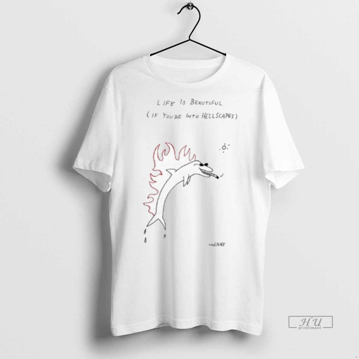 Officials Life Is Beautiful If Youre Into Hellscapes - Adult & Kids T-Shirts, Sweatshirts & Hoodies apparel design preview 1