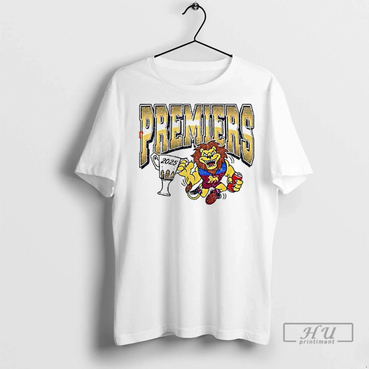 Officials Lions On The Run 2025 Premiers - Adult & Kids T-Shirts, Sweatshirts & Hoodies apparel design preview 1