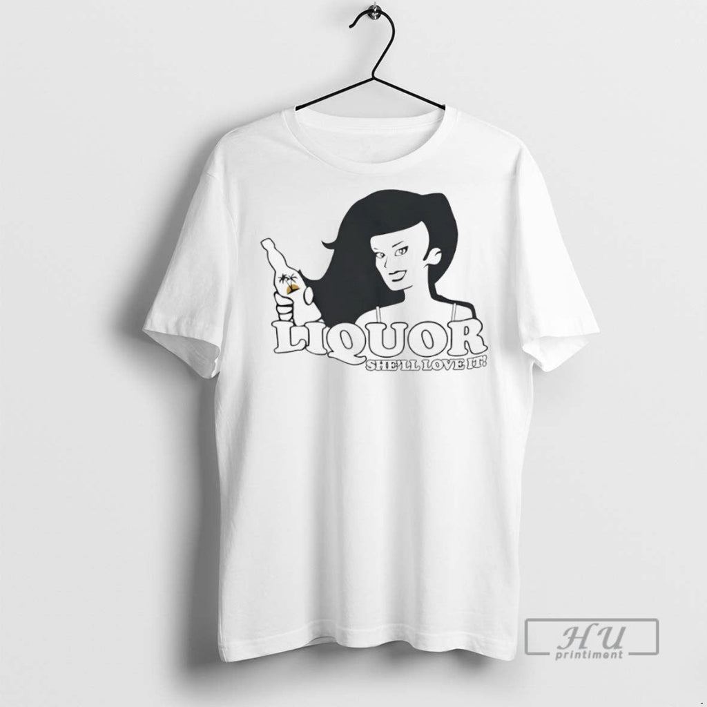 Officials Liquor Where She Likes It - Adult & Kids T-Shirts, Sweatshirts & Hoodies apparel design preview 1