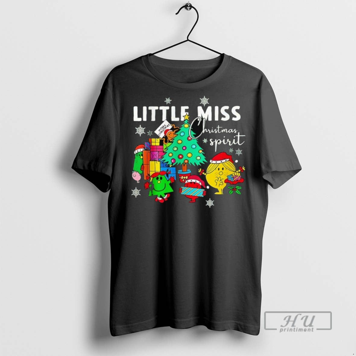 Officials Little Miss Christmas Spirit - Adult & Kids T-Shirts, Sweatshirts & Hoodies apparel design preview 1