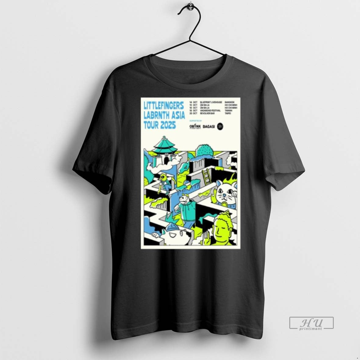 Officials Littlefingers Labrnth Asia Tour 2025 Long - Adult & Kids T-Shirts, Sweatshirts & Hoodies apparel design preview 1