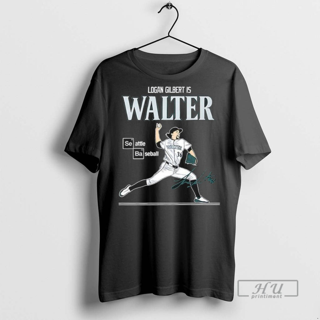 Officials Logan Gilbert Is Walter Seattle Baseball - Adult & Kids T-Shirts, Sweatshirts & Hoodies apparel design preview 1