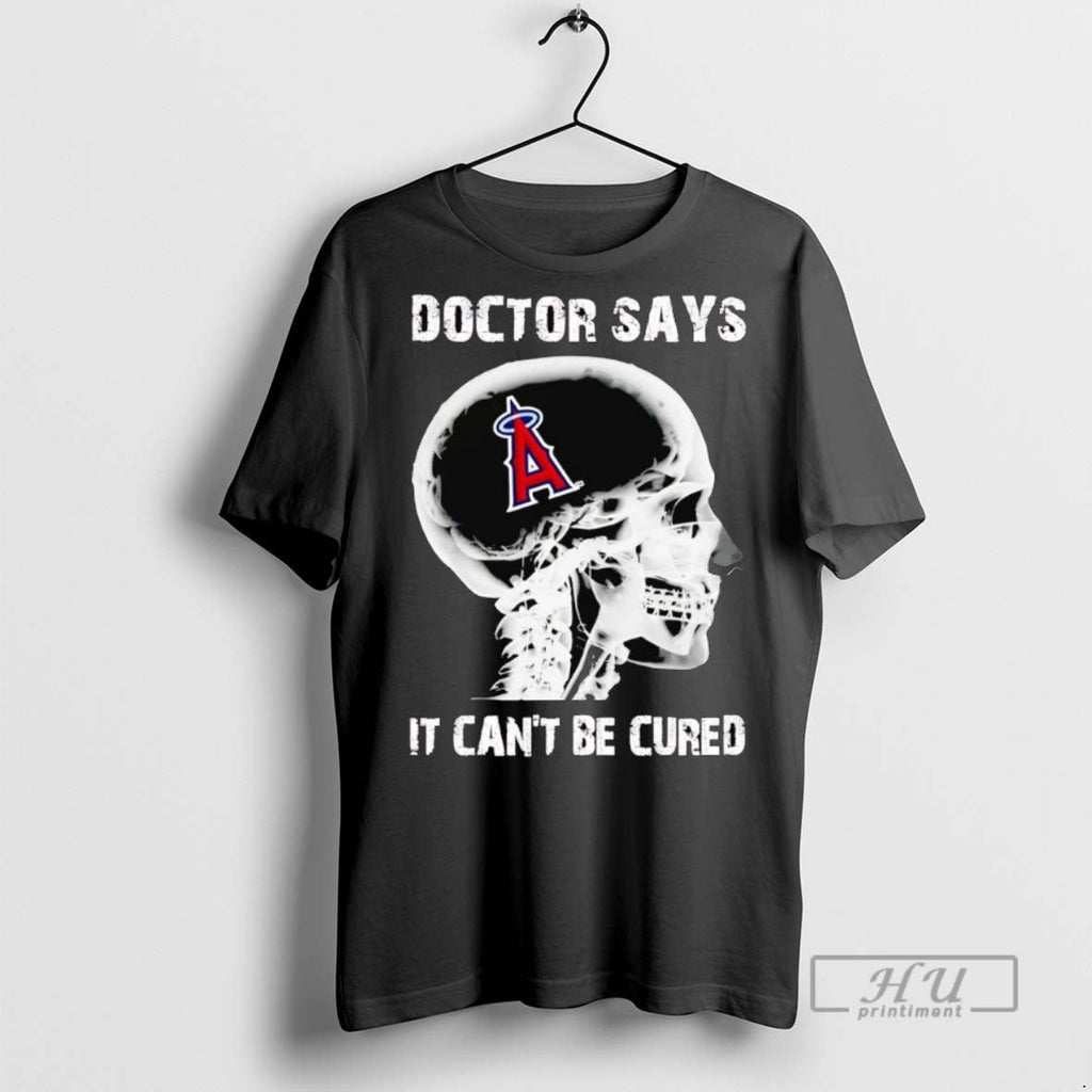 Officials Los Angeles Angels Skull Doctor Says It - Adult & Kids T-Shirts, Sweatshirts & Hoodies apparel design preview 1