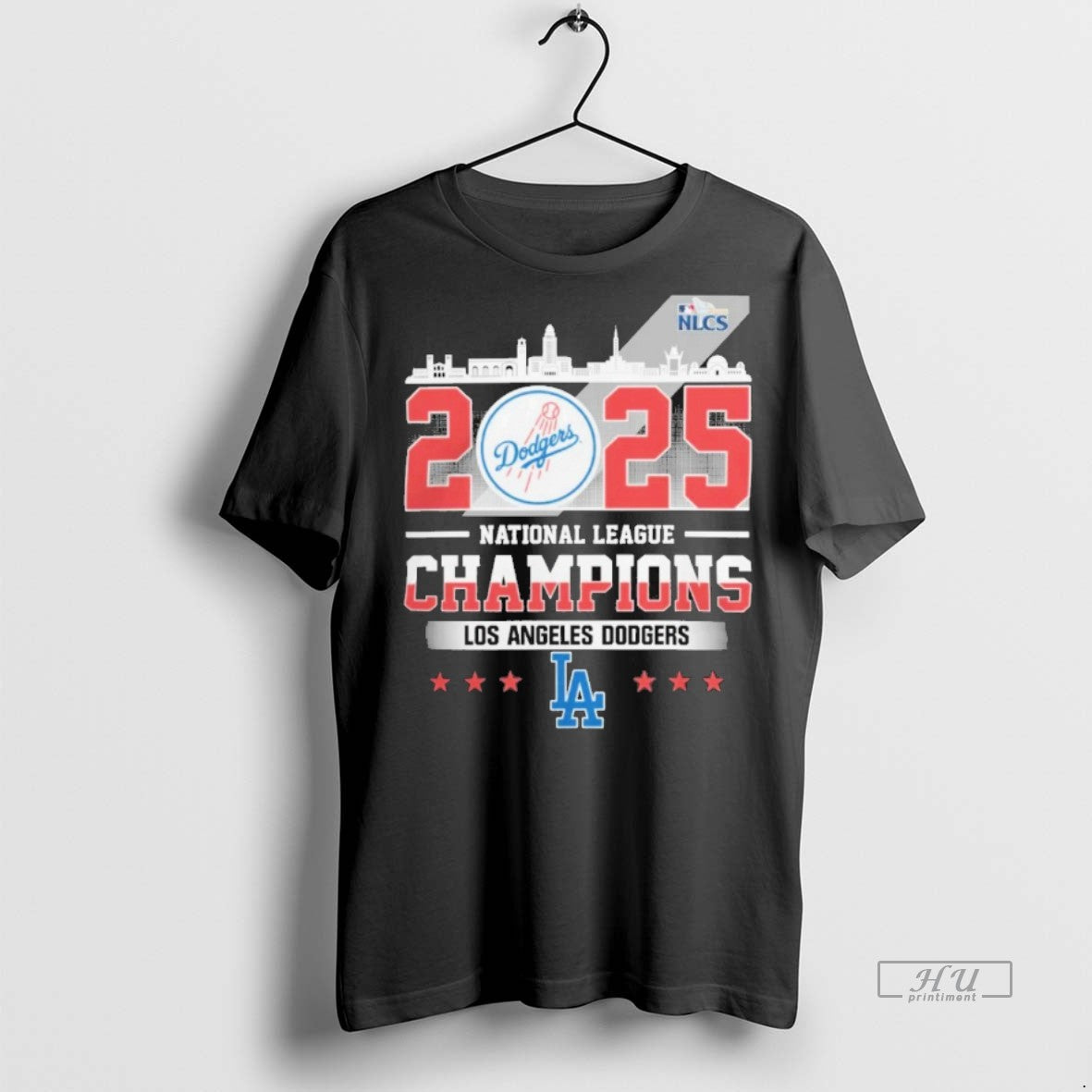 Officials Los Angeles Dodgers 2025 National League - Adult & Kids T-Shirts, Sweatshirts & Hoodies apparel design preview 1