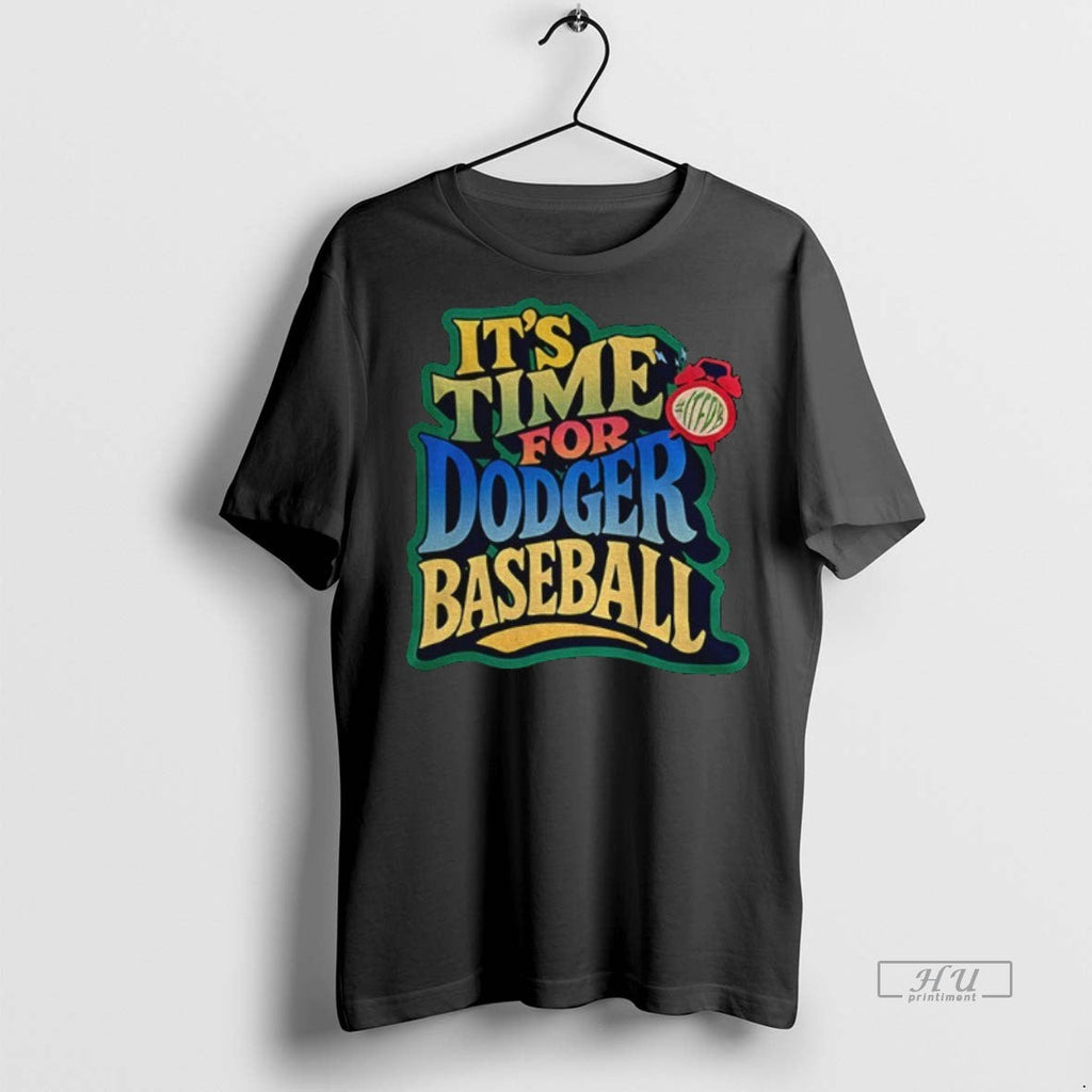 Officials Los Angeles Dodgers Mlb Baseball Its Time - Adult & Kids T-Shirts, Sweatshirts & Hoodies apparel design preview 1