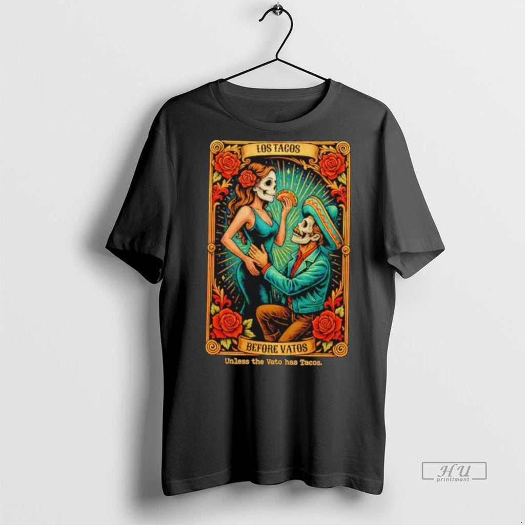 Officials Los Tacos Before Vatos Tarot Card Sweater - Adult & Kids T-Shirts, Sweatshirts & Hoodies apparel design preview 1