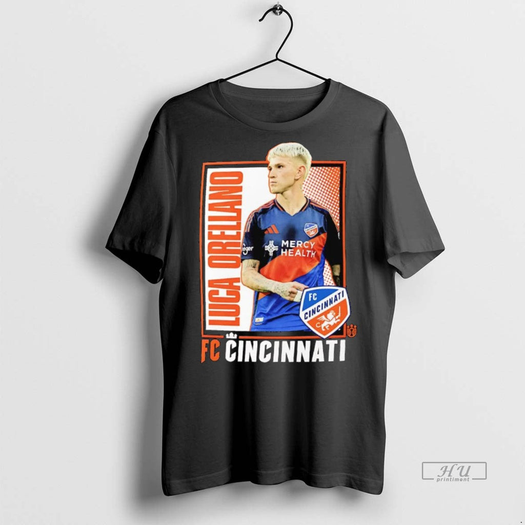 Officials Luca Orellano Fc Cincinnati Portrait - Adult & Kids T-Shirts, Sweatshirts & Hoodies apparel design preview 1
