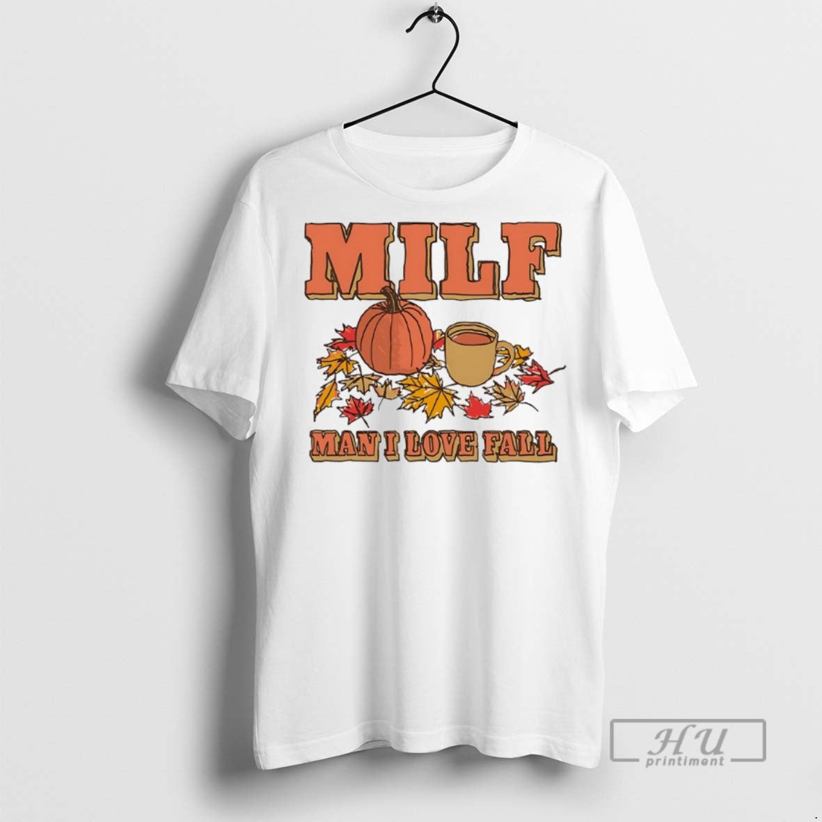 Officials Milf Man I Love Fall Pumpkin Halloween - Adult & Kids T-Shirts, Sweatshirts & Hoodies apparel design preview 1