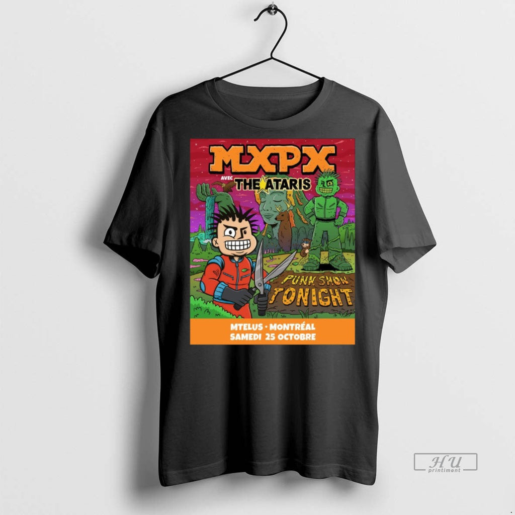 Officials Mxpx Avec The Ataris October 25 2025 Mtelus - Adult & Kids T-Shirts, Sweatshirts & Hoodies apparel design preview 1