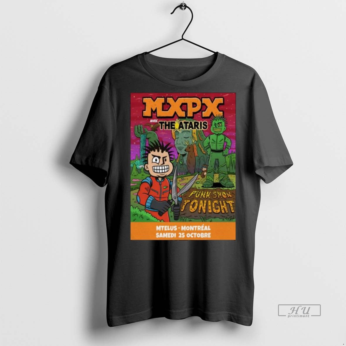 Officials Mxpx October 25 2025 Mtelus In Montreal - Adult & Kids T-Shirts, Sweatshirts & Hoodies apparel design preview 1