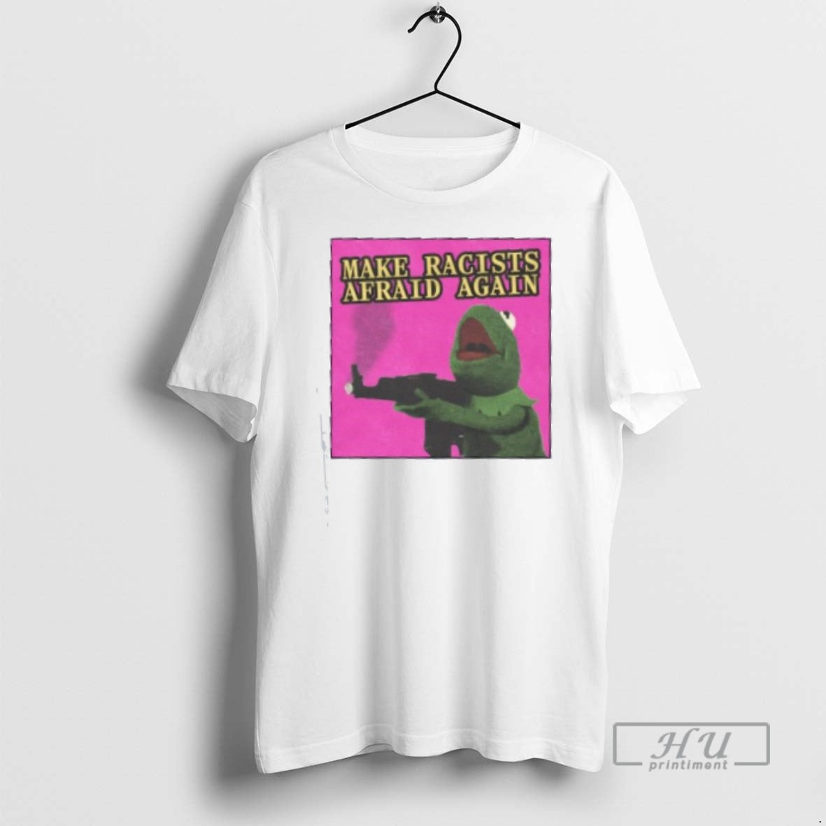 Officials Make Racists Afraid Again - Adult & Kids T-Shirts, Sweatshirts & Hoodies apparel design preview 1