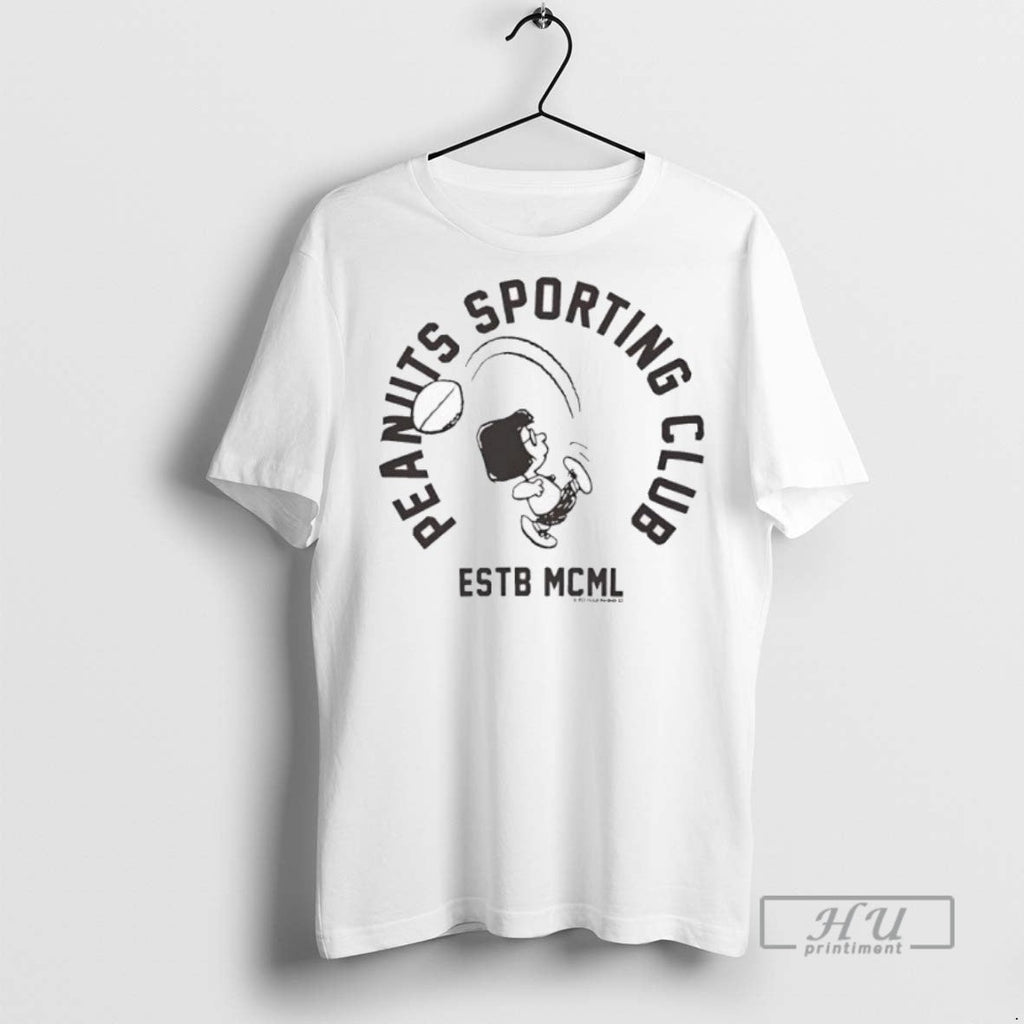 Officials Marcie Peanuts Sporting Club Ringer Estb - Adult & Kids T-Shirts, Sweatshirts & Hoodies apparel design preview 1