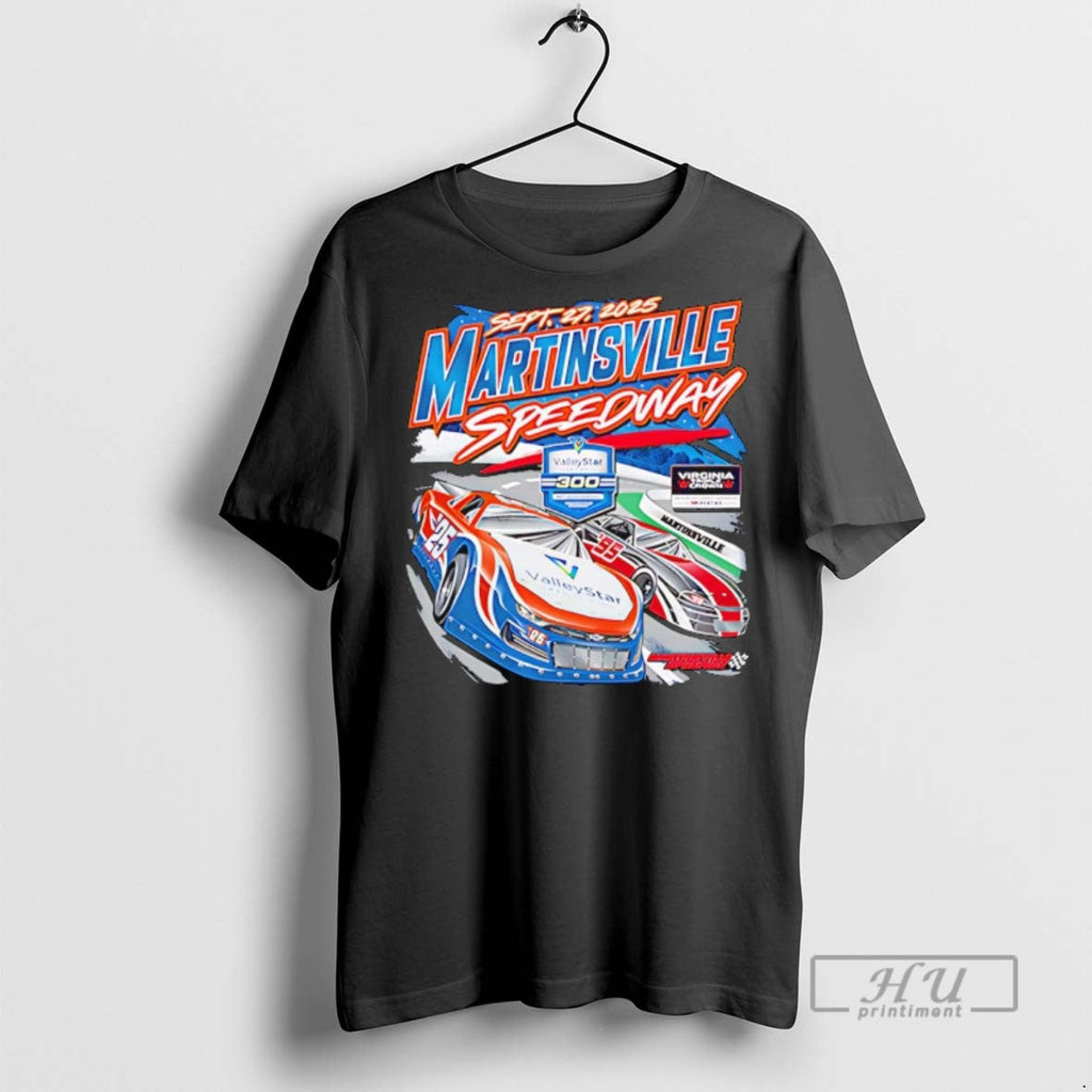 Officials Martinsville Speedway Valley Star 2025 - Adult & Kids T-Shirts, Sweatshirts & Hoodies apparel design preview 1