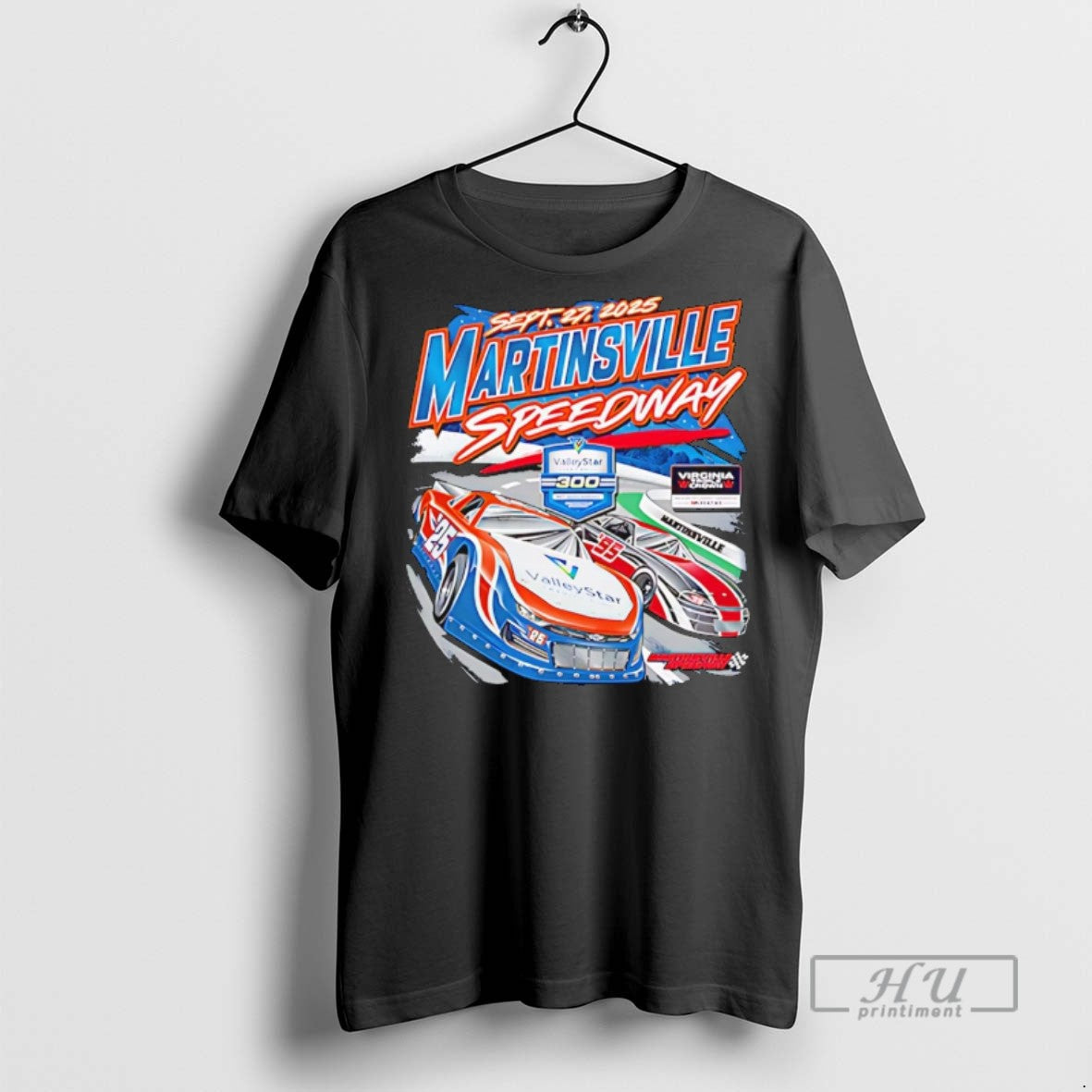 Officials Martinsville Speedway Valley Star 2025 - Adult & Kids T-Shirts, Sweatshirts & Hoodies apparel design preview 1