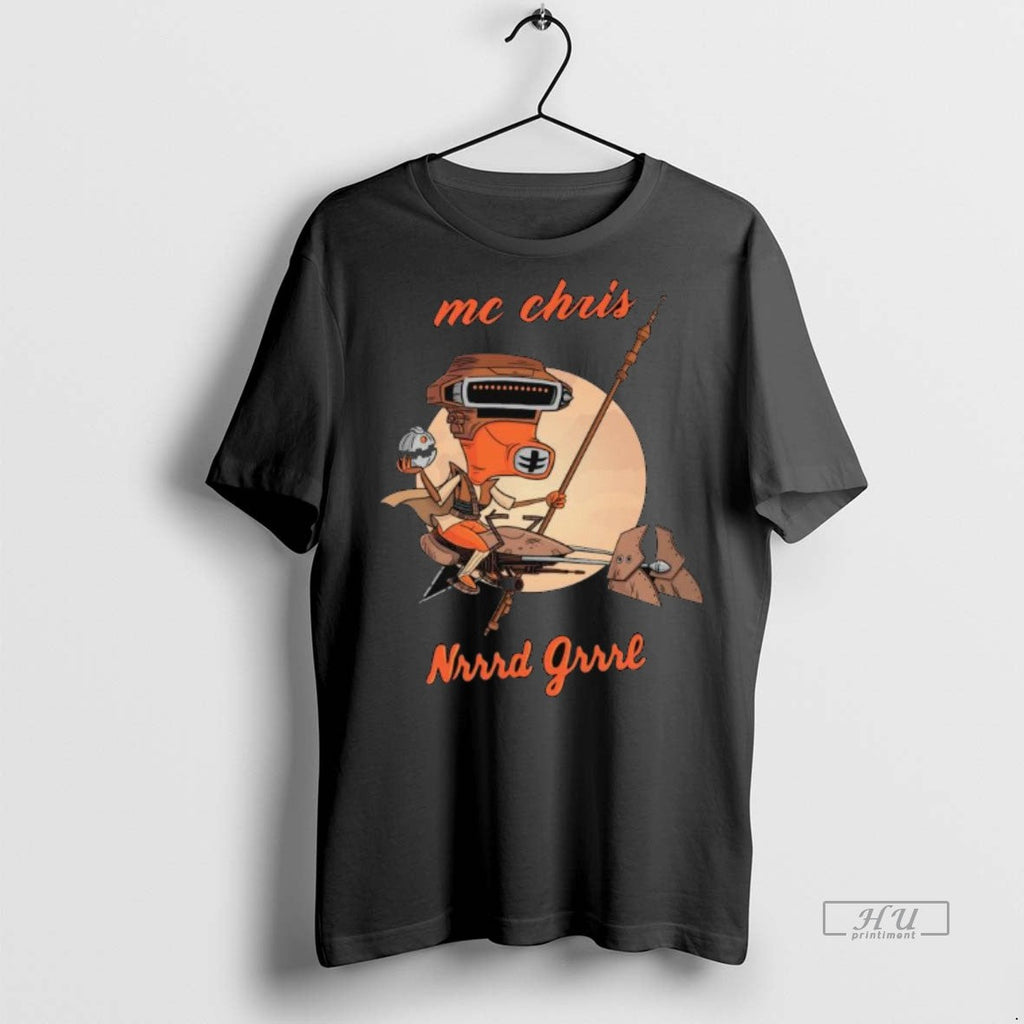 Officials Mc Chris Nrrrd Grrrl Boushh Long Sleve - Adult & Kids T-Shirts, Sweatshirts & Hoodies apparel design preview 1