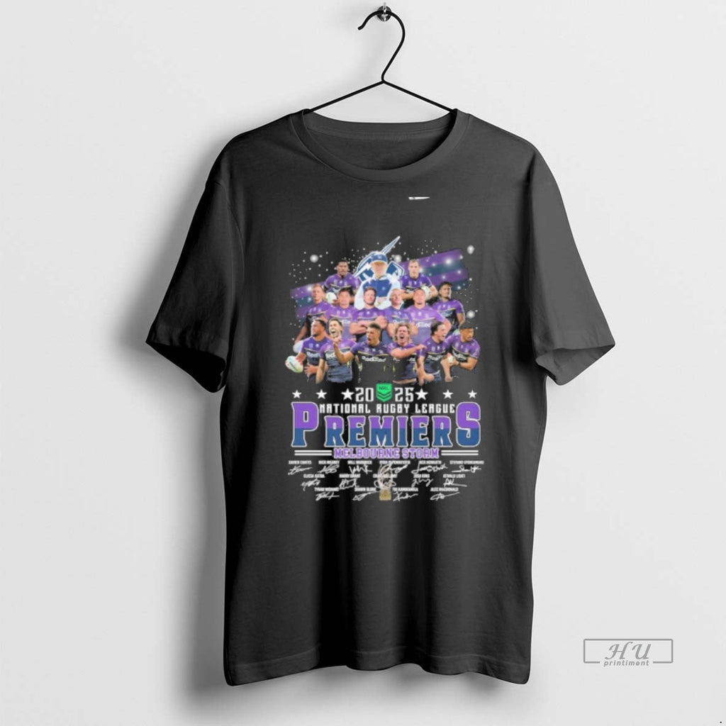 Officials Melbourne Storm 2025 Nrl Premiers - Adult & Kids T-Shirts, Sweatshirts & Hoodies apparel design preview 1