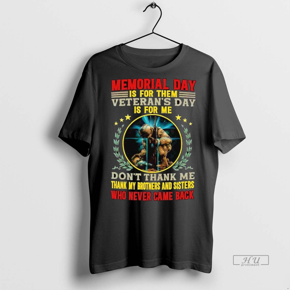 Officials Memorial Day Is For Them Veterans Me Dont - Adult & Kids T-Shirts, Sweatshirts & Hoodies apparel design preview 1