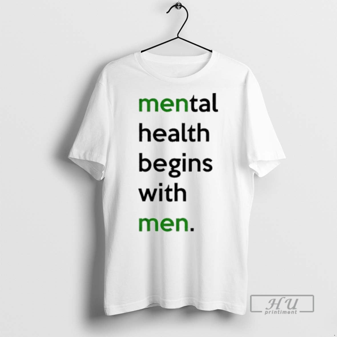 Officials Mental Health Begins With Men - Adult & Kids T-Shirts, Sweatshirts & Hoodies apparel design preview 1