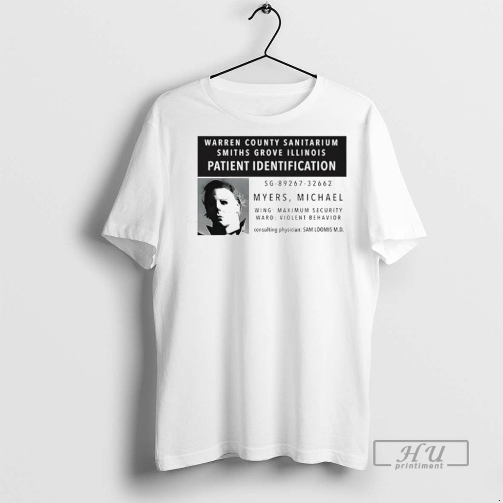 Officials Michael Myers Warren County Sanitarium - Adult & Kids T-Shirts, Sweatshirts & Hoodies apparel design preview 1