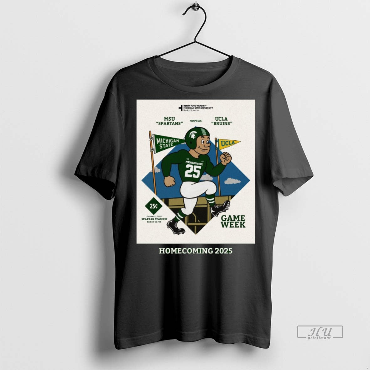 Officials Michigan State Spartans Vs Ucla Bruins - Adult & Kids T-Shirts, Sweatshirts & Hoodies apparel design preview 1