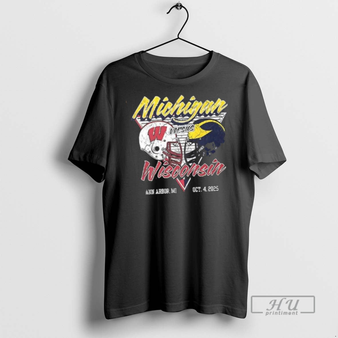 Officials Michigan Wolverines Football Vs Wisconsin - Adult & Kids T-Shirts, Sweatshirts & Hoodies apparel design preview 1