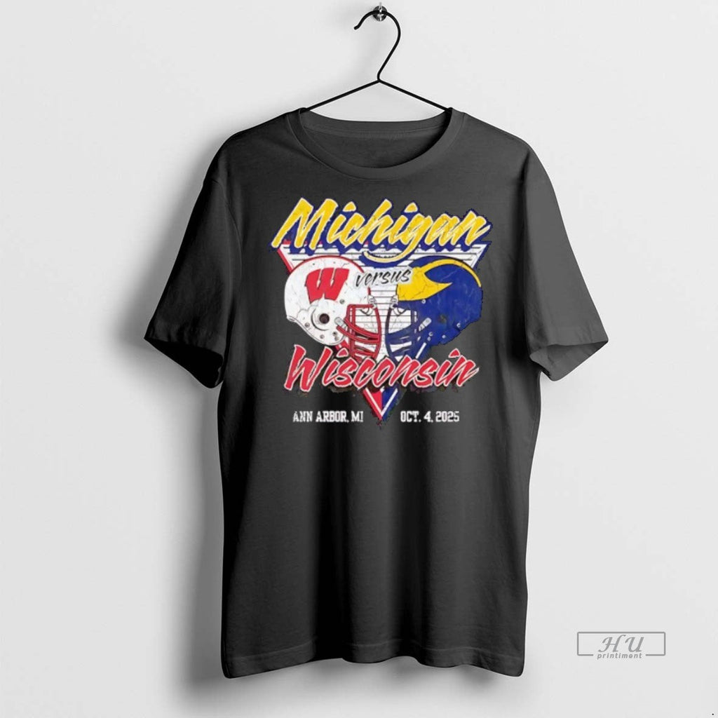 Officials Michigan Wolverines And Wisconsin Badgers - Adult & Kids T-Shirts, Sweatshirts & Hoodies apparel design preview 1