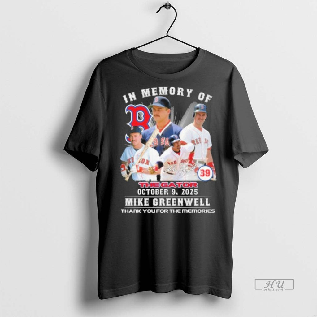 Officials Mike Greenwell In Memory Of The Gator - Adult & Kids T-Shirts, Sweatshirts & Hoodies apparel design preview 1