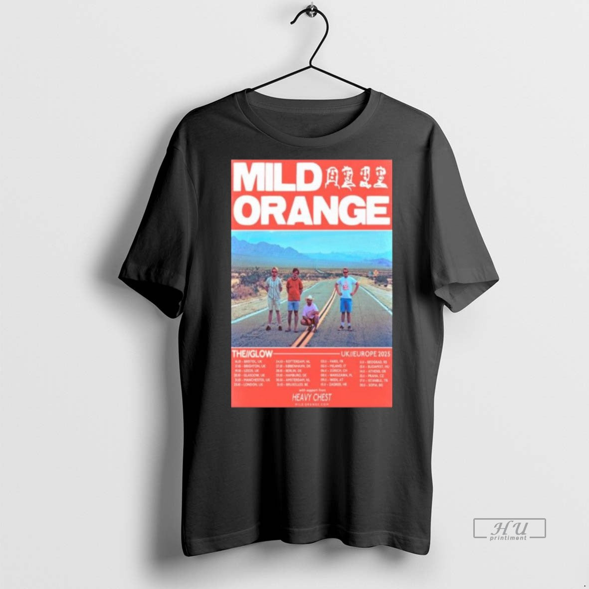 Officials Mild Orange Uk Europe 2025 Long Sleve - Adult & Kids T-Shirts, Sweatshirts & Hoodies apparel design preview 1
