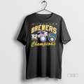 Officials Milwaukee Brewers Alcs Champions 1982 - Adult & Kids T-Shirts, Sweatshirts & Hoodies apparel design preview 1