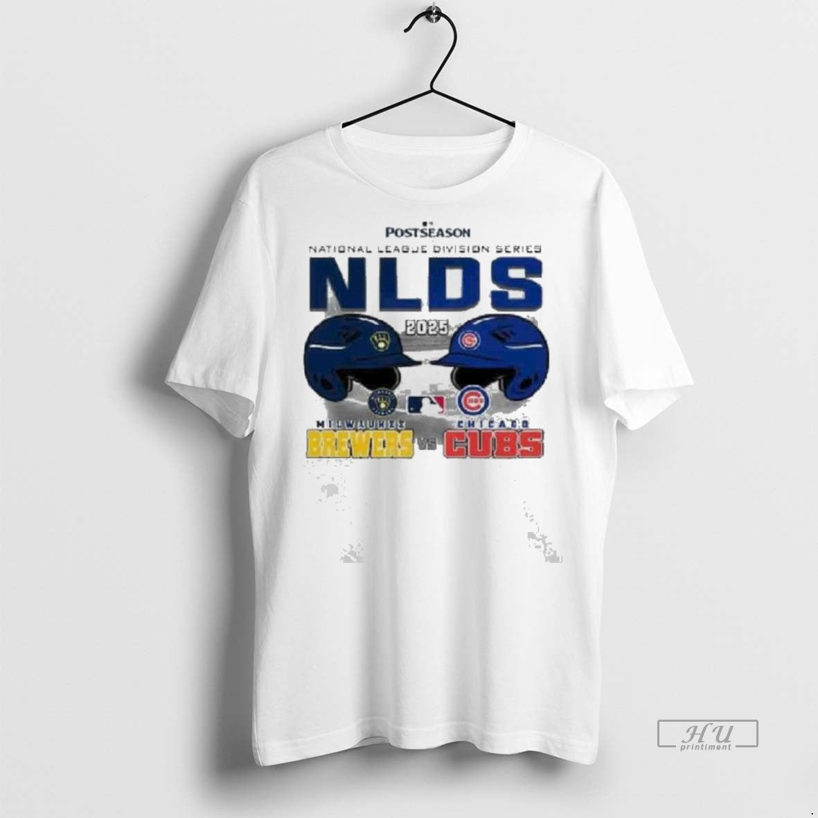 Officials Milwaukee Brewers Vs Chicago Cubs 2025 Nlds - Adult & Kids T-Shirts, Sweatshirts & Hoodies apparel design preview 1