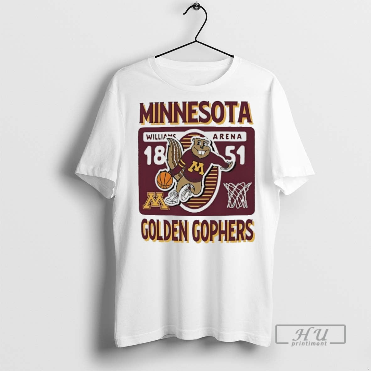 Officials Minnesota Golden Gophers Basketball 1851 - Adult & Kids T-Shirts, Sweatshirts & Hoodies apparel design preview 1