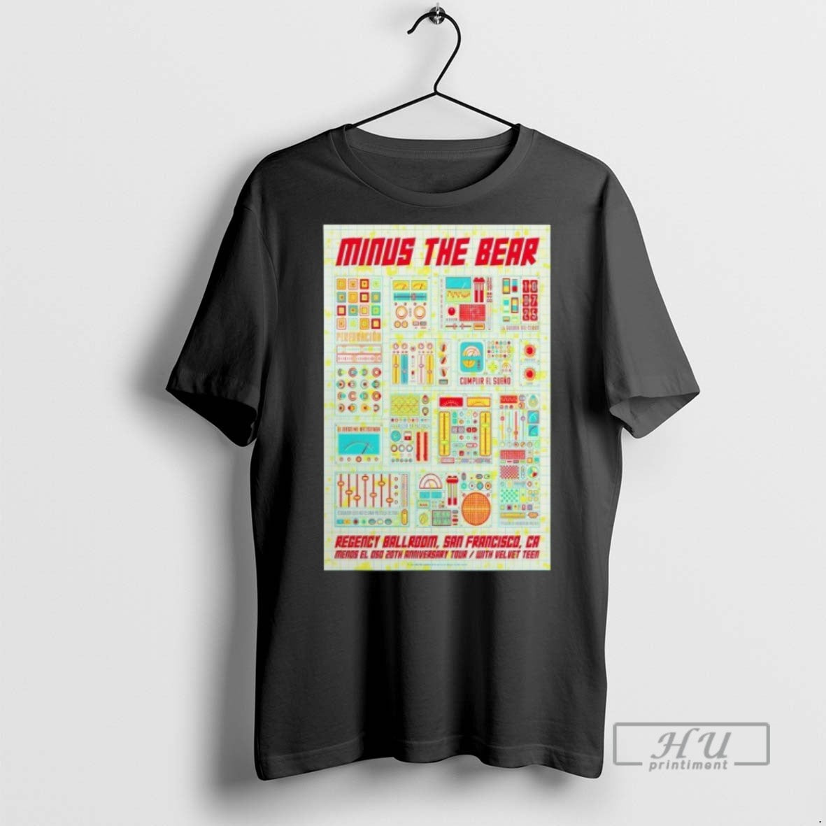 Officials Minus The Bear Show San Francisco Ca 10 07 - Adult & Kids T-Shirts, Sweatshirts & Hoodies apparel design preview 1